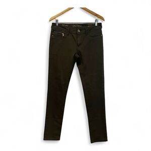 DL1961 AMANDA SKINNY ST. BARTHS SNOB‎ TRAVEL STRETCH DENIM JEANS Hunter Green 29